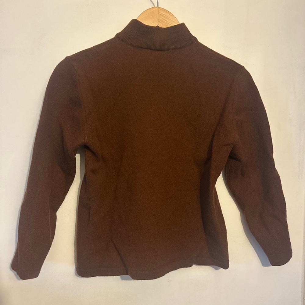 100% Wool Brown Sweater